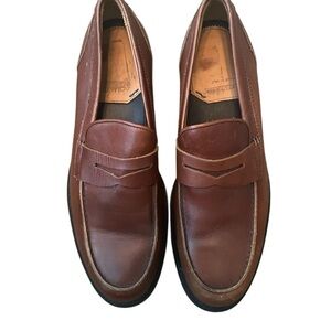 Aquatalia men’s Brown Leather Loafers